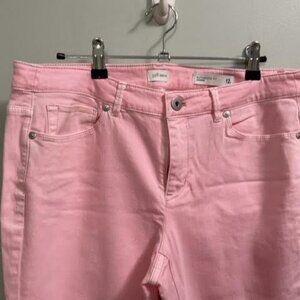 J Jill Pink Jean crops size 12P
